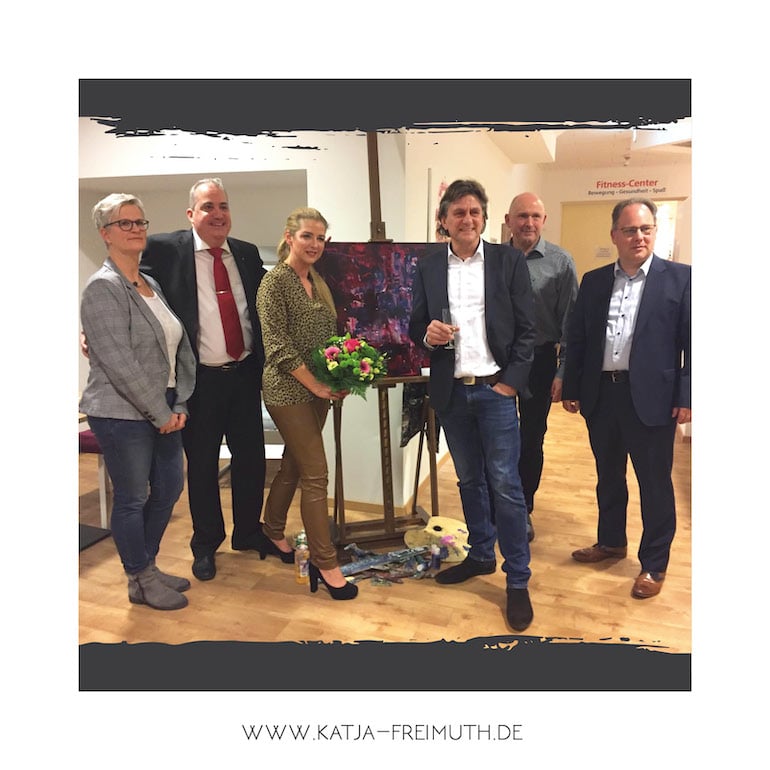 Katja Freimuth Post First vernissage