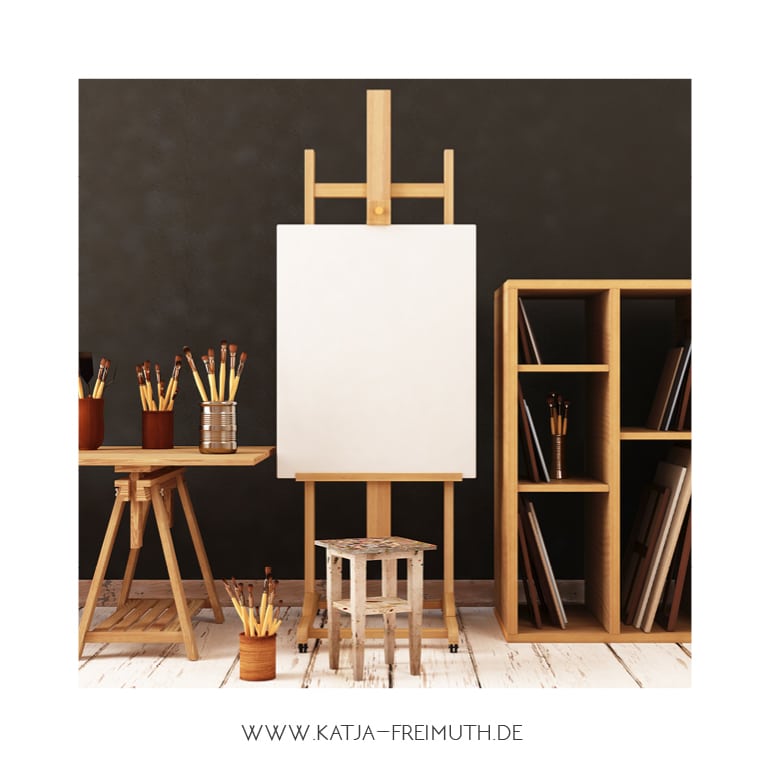 Katja Freimuth Post Fear of a white canvas