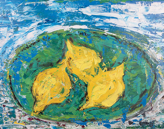 Katja Freimuth Kunstwerk 79 Zitronen