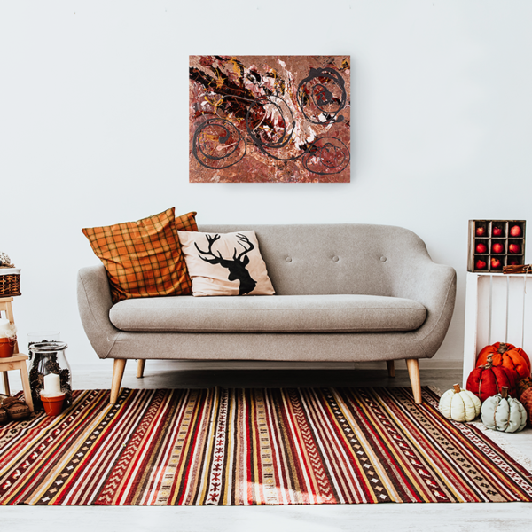 Katja Freimuth Shop Kunstwerk 56 Herbstrosen mit Kulisse